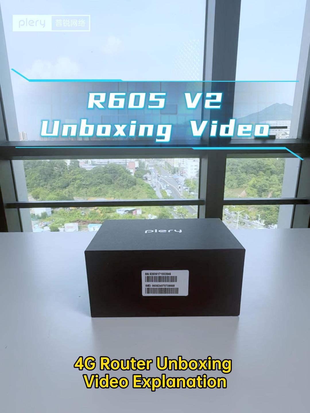 R605 V2 English Unboxing Video